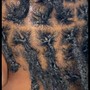 Dreadlocks re-twisted or crochet needle