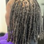 Dreadlocks re-twisted or crochet needle