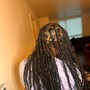 Medium Knotless Braids (waist length )