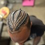 Male freestyle braids