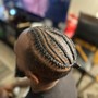 Male freestyle braids