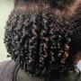 Natural hair: Comb coil twist