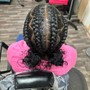 Kid's knotless Braids