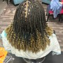 Medium knotless Braids