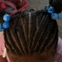 Small French curl braids