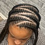 Medium Knotless Braids