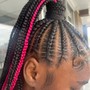 Medium Knotless Braids