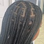 Medium Knotless Braids