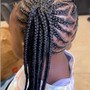 Kid's 2 feed in braids