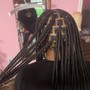 Medium Knotless Braids