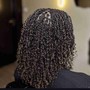 Afro Kinky Twist with human hair full head