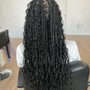 Large Knotless Braids