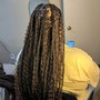 Boho knotless Braids