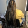 Boho knotless Braids