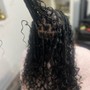 Crochet wavy hair