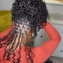 Crochet wavy hair