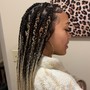 Medium Knotless Braids