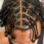 Senegalese twists over locs