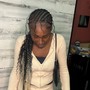 Tribal braids w/ Knotless