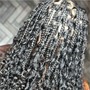 Large knotless Boho Braids