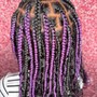 Kid's Medium Knotless Braids(12 Years and Under)