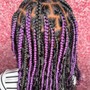 Kid's Medium Knotless Braids(12 Years and Under)