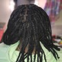 Small knotless (mid back length)