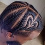 Full head braided freestyle