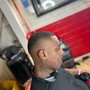 MENS HAIRCUT WITH RAZOR FACE SHAVE