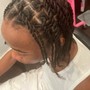 Feed in stitch braids