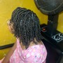 2 Layer Small Feed In Braids (Waist Length)