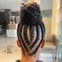 Layered Feed-in Braids