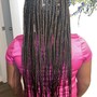 Medium Knotless Braids