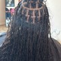 Bohemian Knotless Braids ( Medium)