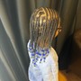 Braids in front weave in back