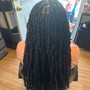 Boho knotless twists