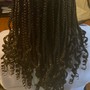 Medium Knotless Braids