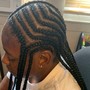 Feed In Braids to the back