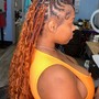 Medium Knotless Braids