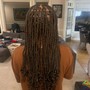 Medium Knotless Braids