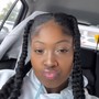 1 - 5 Large Ponytail Braids