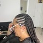 Men stitches Cornrows (2 stitches)