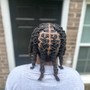 Loc style - barrel twist