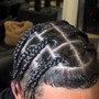 Half Tribal/Half Quick Weave