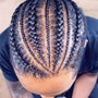 2 Feed In Braids