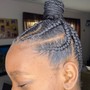 2 Feed In Braids