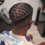 Men's Cornrow freestyled