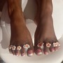 DGB Gel-X Spa Pedi (Tips on 2 Big Toes)