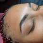 Eyebrow mapping, wax and henna