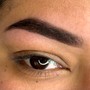 Eyebrow mapping, wax and henna